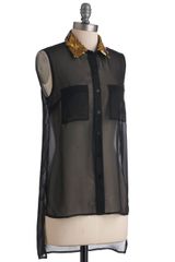 ModCloth Sequin Style Top