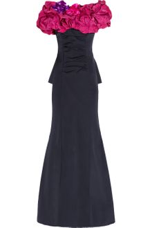 Nina Ricci Silk Radzmir and Stretch Crepe Gown - Lyst