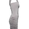 Pierre Balmain Abito Dress Grey in Gray (grey) - Lyst