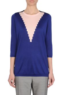 Pringle of Scotland Cropped Back Sweater - Lyst