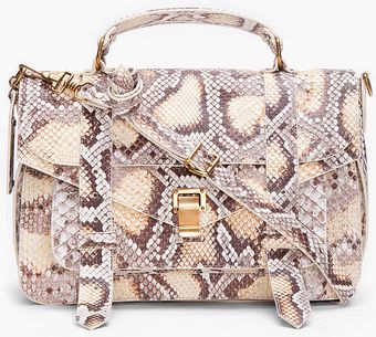 Proenza Schouler Ps1 Medium Python Satchel - Lyst