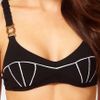 Seventh Wonderland Arabella Buckle Bikini in Black (blackwithwhite) - Lyst