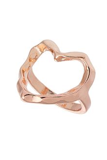 Topshop Cut Out Heart Ring - Lyst