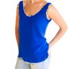 Tucker Blue Flute Tank in Blue - Lyst
