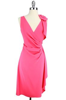 Valentino  Rose Dress - Lyst