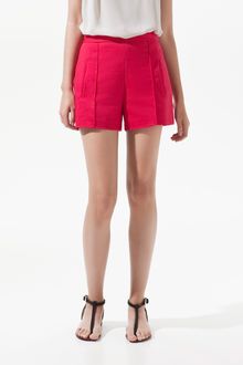 Zara Shorts with Front Rib - Lyst