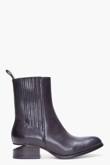 Alexander Wang Black Leather Anouck Chelsea Boots - Lyst