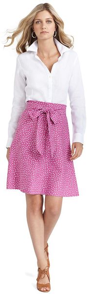Brooks Brothers Performance Linen Fitted Dress Shirt - Lyst