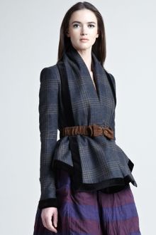 Burberry Prorsum Check Jacket - Lyst