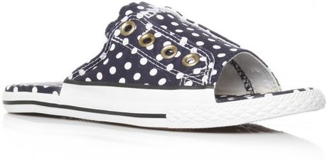 Converse Beach Polka Dot Ctas in Black (white  ) - Lyst