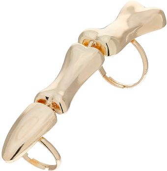 Topshop Bone Finger Ring - Lyst