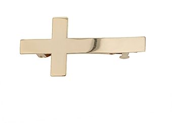 Topshop Cross Barrette - Lyst