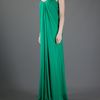 Alexander Mcqueen Bustier Dress in Green (emerald) - Lyst
