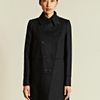 Givenchy Womens Angora Blend Manteau Coat in Black - Lyst