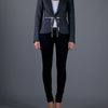 Mcq By Alexander Mcqueen Zip and Chain Belt Blazer in Black - Lyst