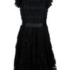 Red Valentino Crochet Sash Dress in Black - Lyst