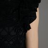 Red Valentino Crochet Sash Dress in Black - Lyst