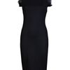 Red Valentino Fitted Dress in Black - Lyst