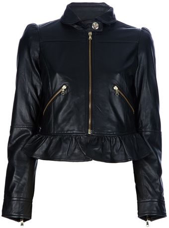 RED Valentino Leather Jacket - Lyst