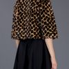 Red Valentino Leopard Print Jacket in Beige (leopard) - Lyst
