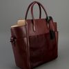 Reed Krakoff Burnished Bridle Bag in Red - Lyst