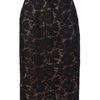 Valentino Lace Skirt in Black - Lyst