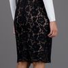 Valentino Lace Skirt in Black - Lyst
