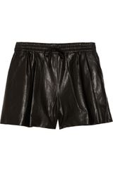 3.1 Phillip Lim Drawstring Leather Shorts
