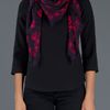 Alexander Mcqueen Skull Print Pashmina in Purple - Lyst