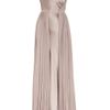 Amanda Wakeley Silksatin and Mesh Gown in Purple (mauve) - Lyst