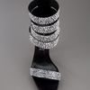 Casadei Swarovski Studded Sandal in Black - Lyst