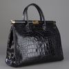 Giuseppe Zanotti Crocodile Embossed Leather Tote in Black - Lyst