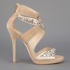 Jimmy Choo Embellished Shoe in Beige (nude) - Lyst
