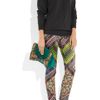 Matthew Williamson Embellished Suede Clutch in Gold (emerald) - Lyst