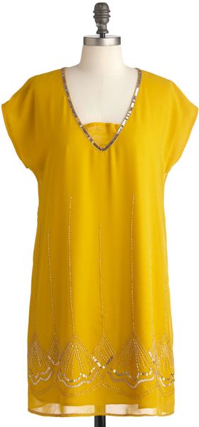 ModCloth Watch Sparkles Fly Dress - Lyst