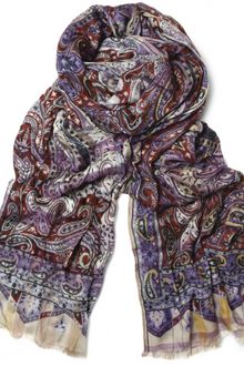 Etro Printed Modal and Cashmere Blend Scarf - Lyst