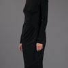 Givenchy Gathered Detail Dress in Black - Lyst