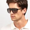Gucci Acetate Aviator Sunglasses in Blue for Men - Lyst