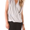 Helmut Lang Soft Twist Top in White - Lyst