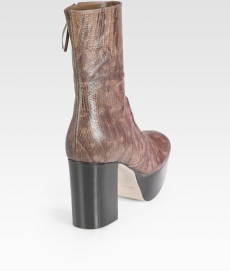 brown snake boots womens