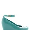 Modcloth Peep Into The Future Wedge in Blue (teal) - Lyst