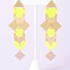 Nasty Gal Neon Aztec Earrings in Gold - Lyst