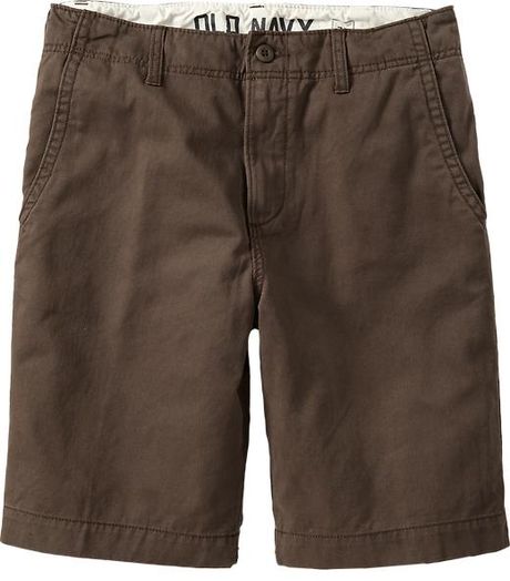 Old Navy Distressed Khaki Shorts 10 1234 in Brown for Men (burrow ...