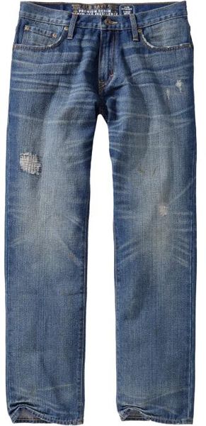 Old Navy Slim-straight Jeans in Blue for Men (destructed light)