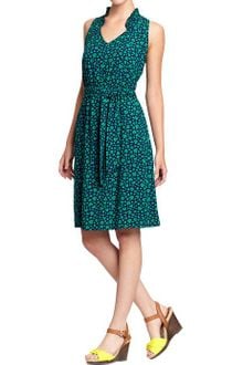 Old Navy Ruffle Trim Tie Belt Dresses - Lyst
