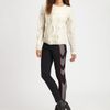 Rag & Bone Felted Cable Sweater in White (ivory) - Lyst
