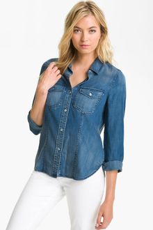 Trouvé Faded Denim Shirt - Lyst