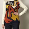 3.1 Phillip Lim Kapow Print Sweater in Yellow (ivory) - Lyst