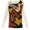 3.1 Phillip Lim Kapow Print Sweater in Yellow (ivory) - Lyst