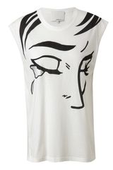 3.1 Phillip Lim The Break Up Cotton Tank Top